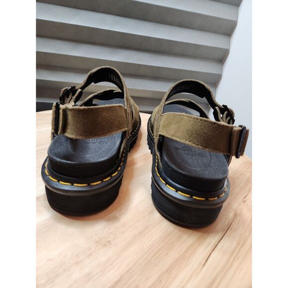 Dr. Martens Voss II | Bronx Suede Sandals | DMS Olive | Women's size 11 - Picture 6 of 14